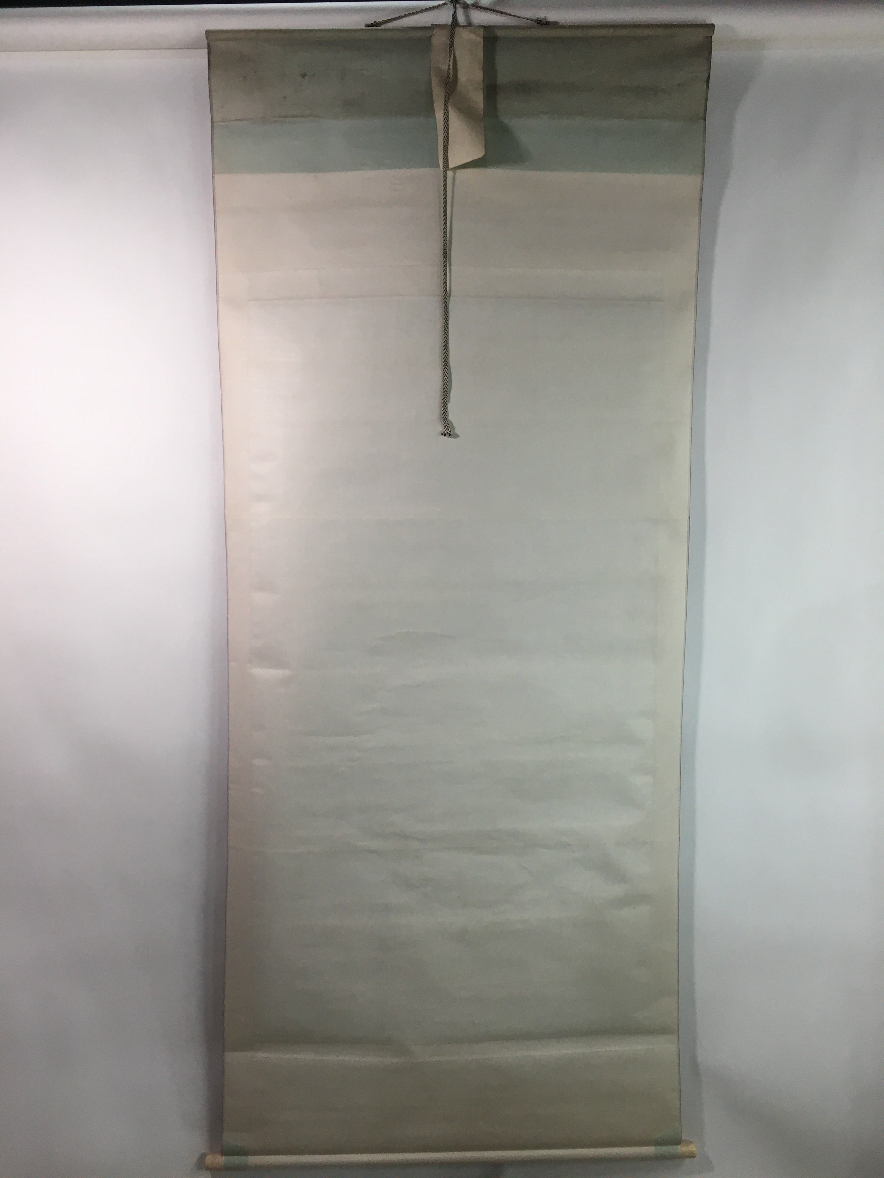 Japanese Hanging Scroll Vtg Kakejiku Kakemono Daruma Washi Art SC749