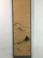 Japanese Hanging Scroll Vtg Kakejiku Kakemono Echigo Mountain SC747