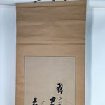 Japanese Hanging Scroll Vtg Kakejiku Kakemono Gourd Chrysanthemum SC659