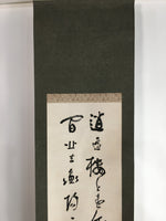 Japanese Hanging Scroll Vtg Kakejiku Kakemono Ink Painting Chinese Writing SC623