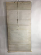 Japanese Hanging Scroll Vtg Kakejiku Kakemono Ink Painting Country House SC612