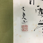 Japanese Hanging Scroll Vtg Kakejiku Kakemono Ink Painting Dragon Scale SC620