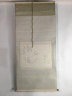 Japanese Hanging Scroll Vtg Kakejiku Kakemono Ink Painting Dragon Scale SC620