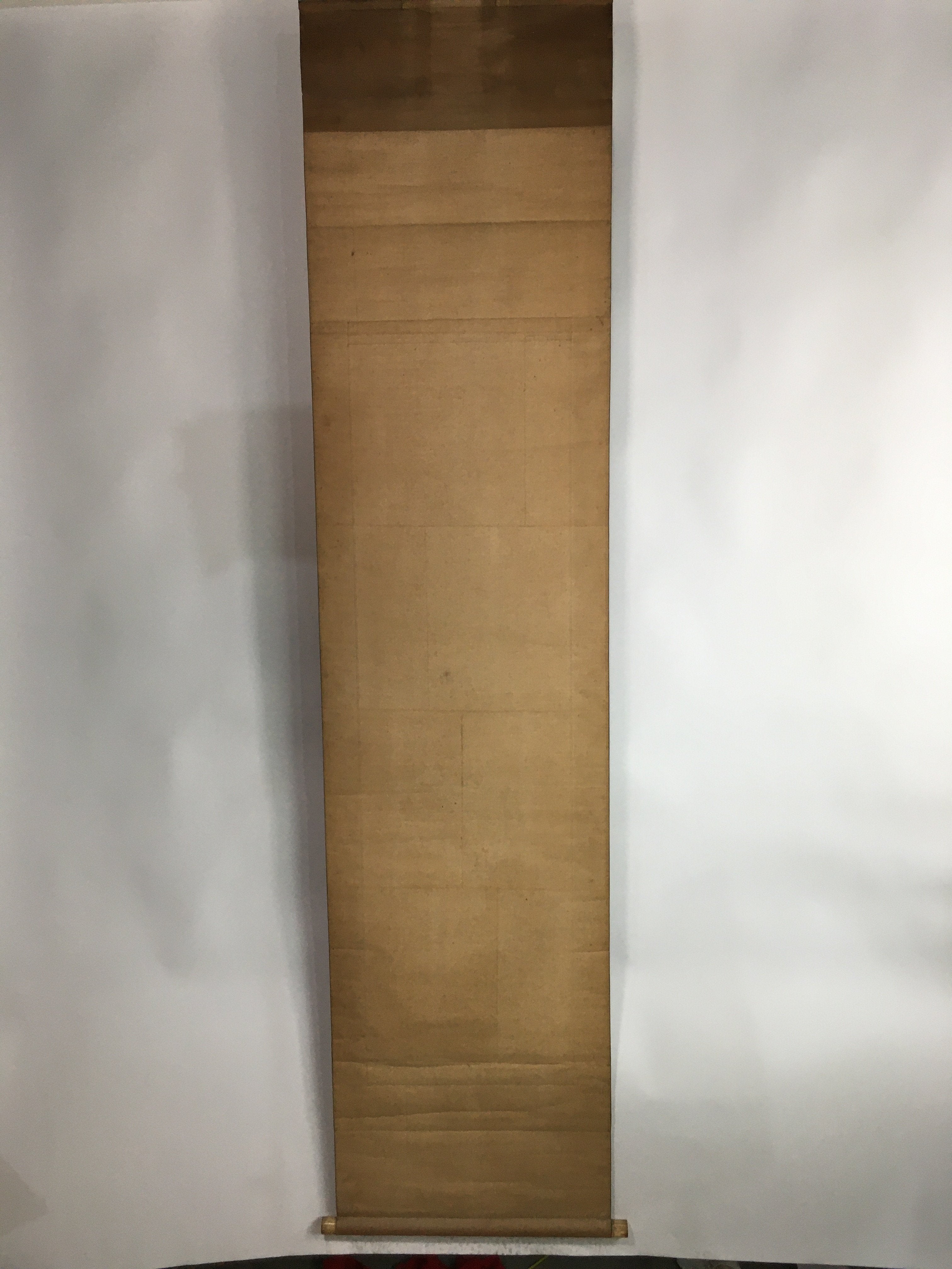 Japanese Hanging Scroll Vtg Kakejiku Kakemono Ink Painting Fisherman SC617