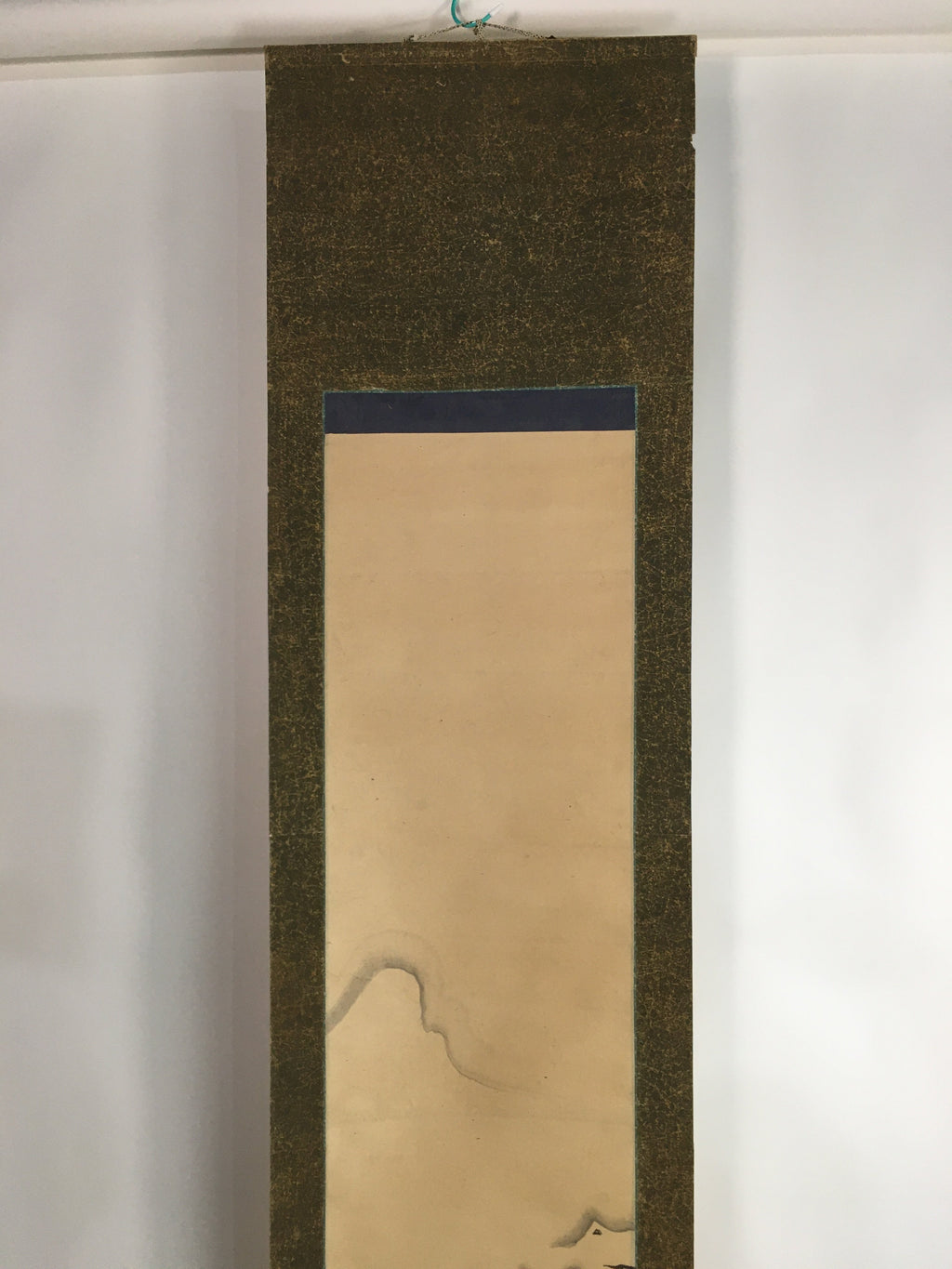Japanese Hanging Scroll Vtg Kakejiku Kakemono Ink Painting Winter Scenery SC621