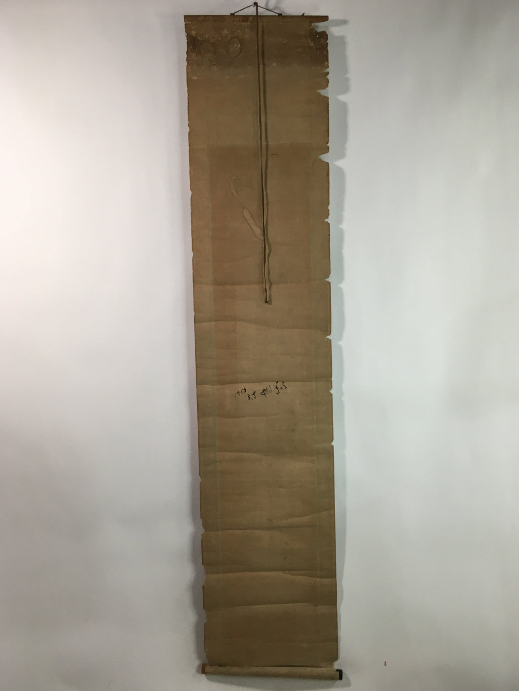 Japanese Hanging Scroll Vtg Kakejiku Kakemono Iris Flower SC756