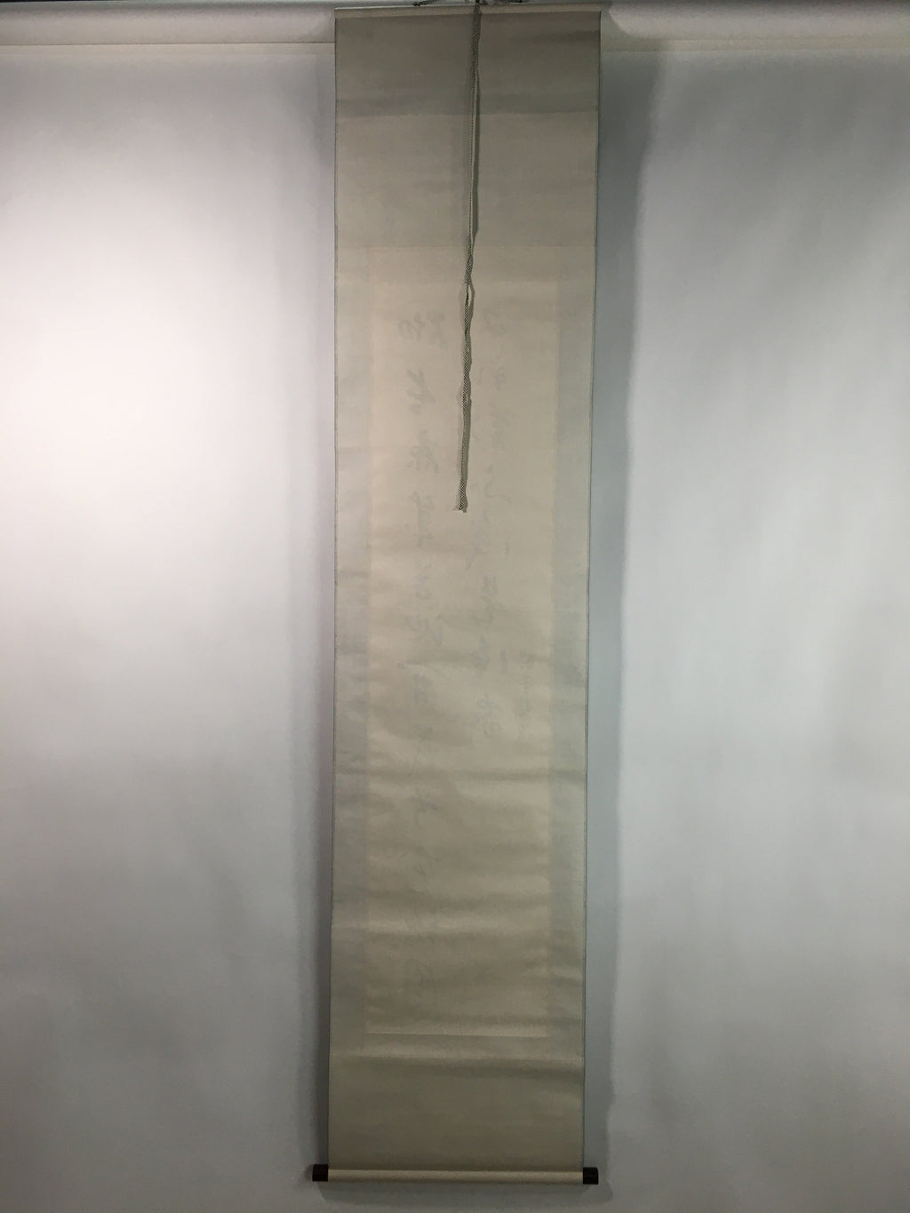 Japanese Hanging Scroll Vtg Kakejiku Kakemono Kanji Calligraphy SC702