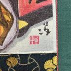Japanese Hanging Scroll Vtg Kakejiku Kakemono Kimono Young Lady SC730