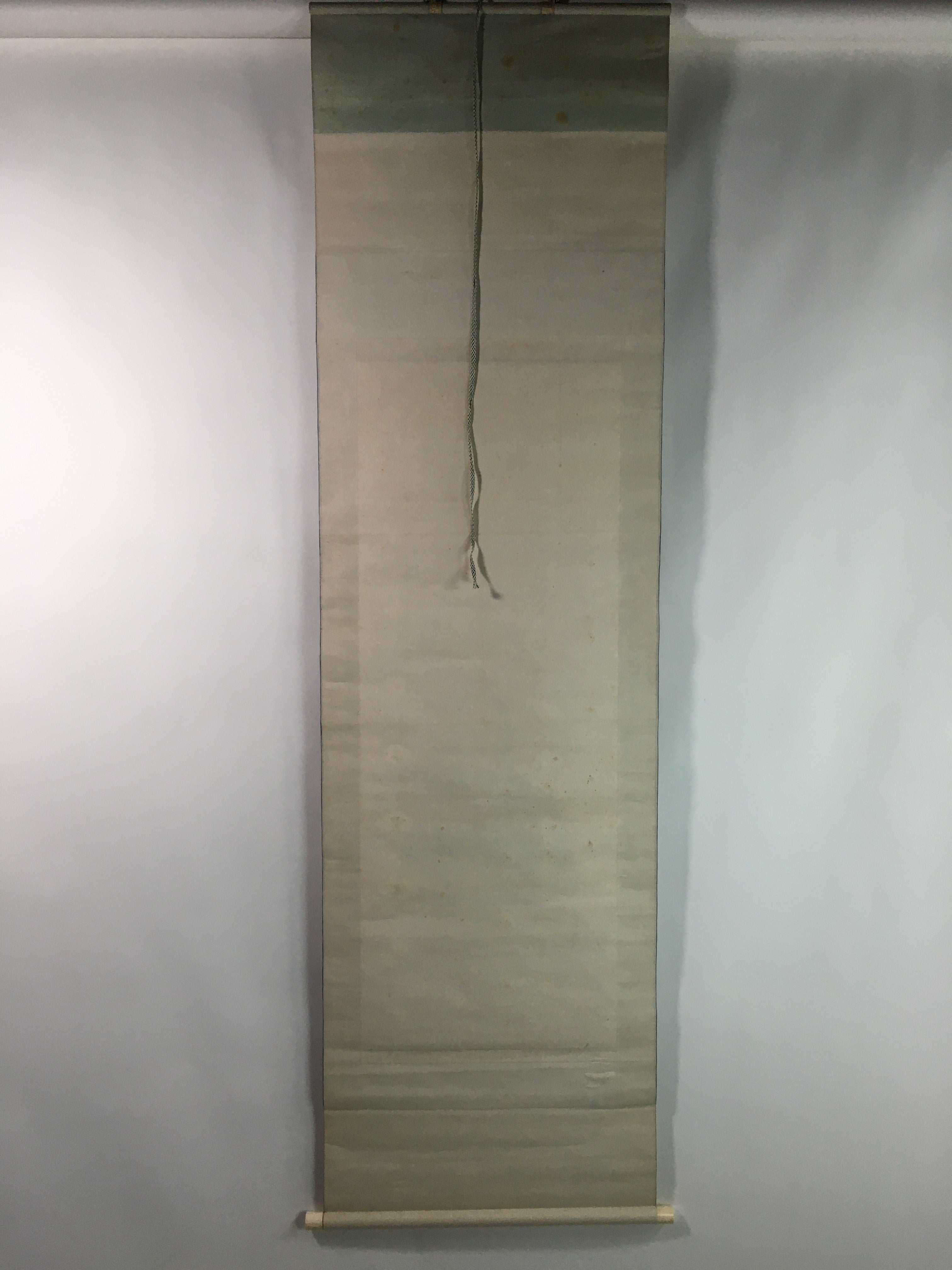 Japanese Hanging Scroll Vtg Kakejiku Kakemono Man's Portrait SC716