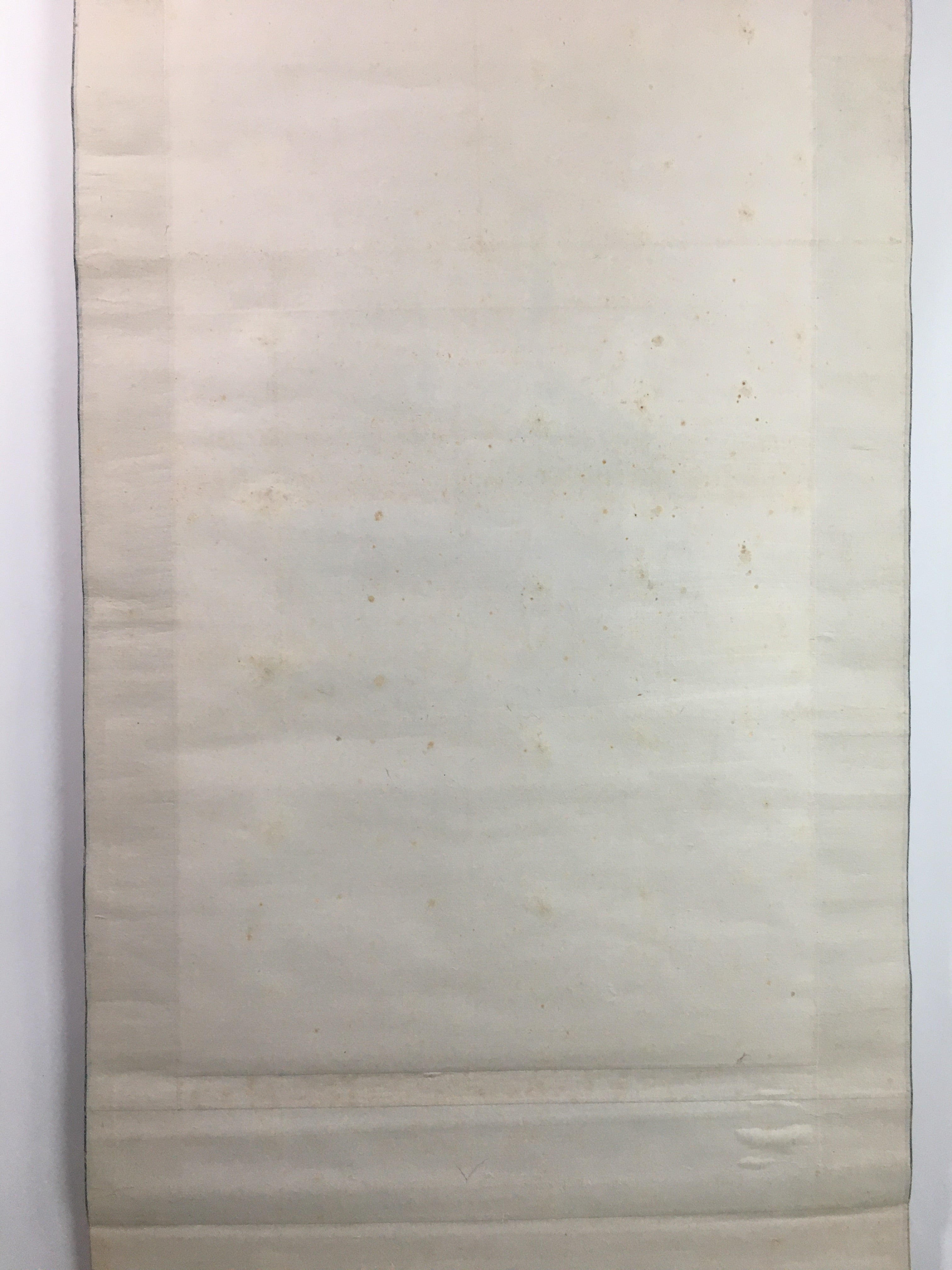 Japanese Hanging Scroll Vtg Kakejiku Kakemono Man's Portrait SC716
