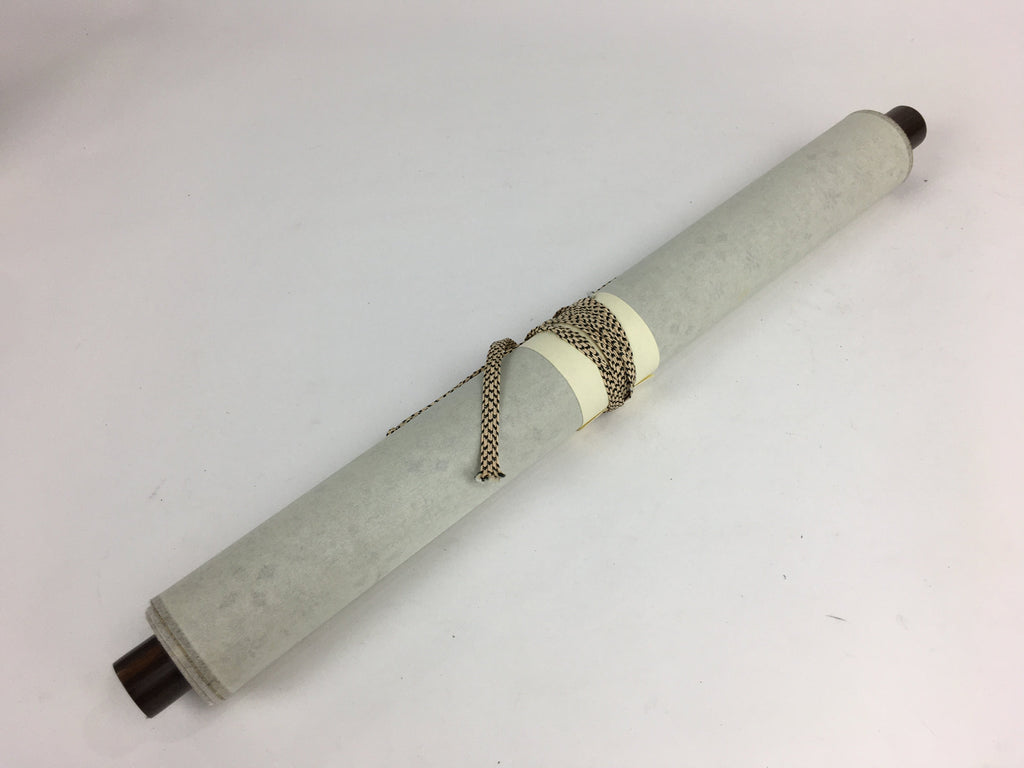 Japanese Hanging Scroll Vtg Kakejiku Kakemono Painting 4Kanji one-Line SC608