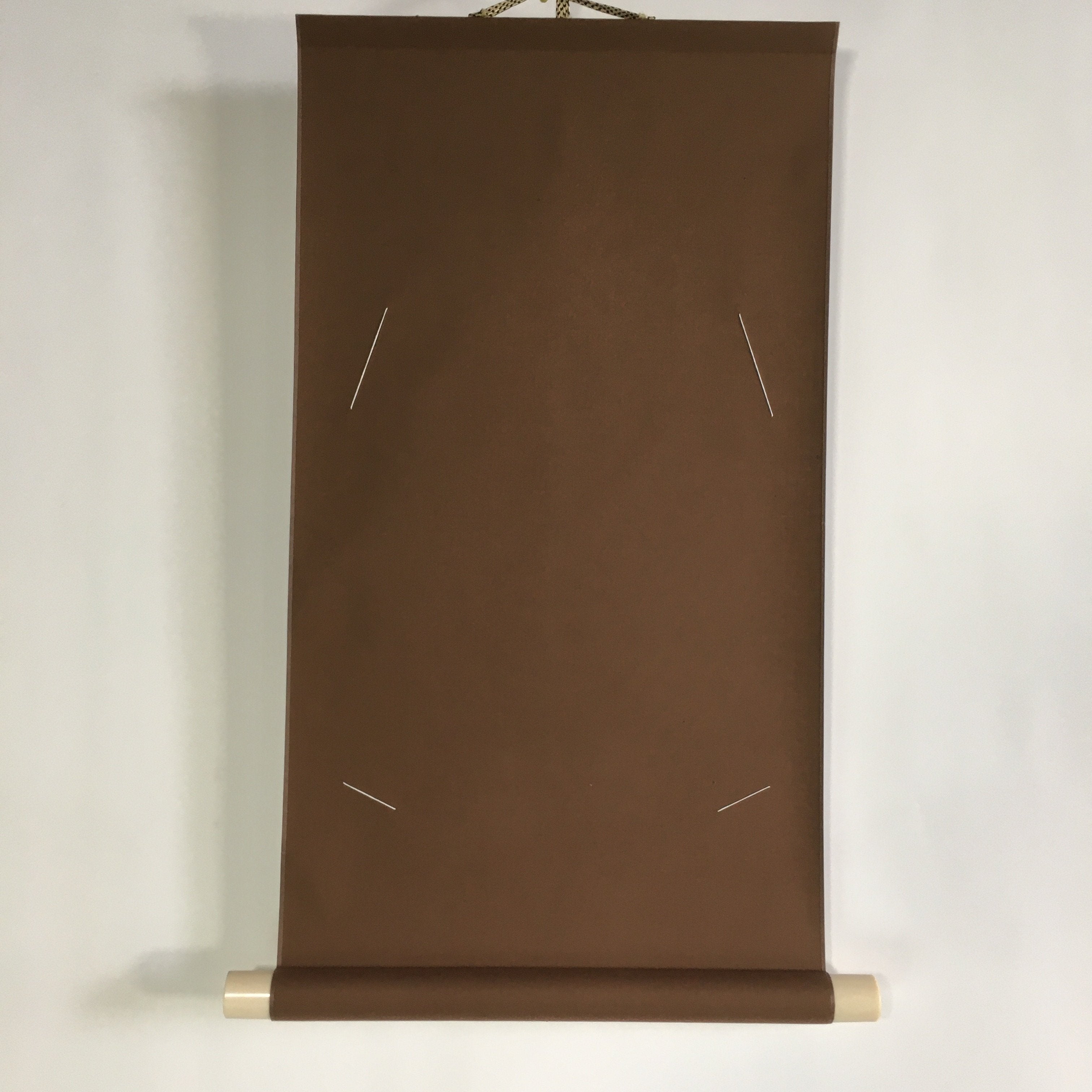 Japanese Hanging Scroll Vtg Kakejiku Kakemono Painting Blank Scroll SC592