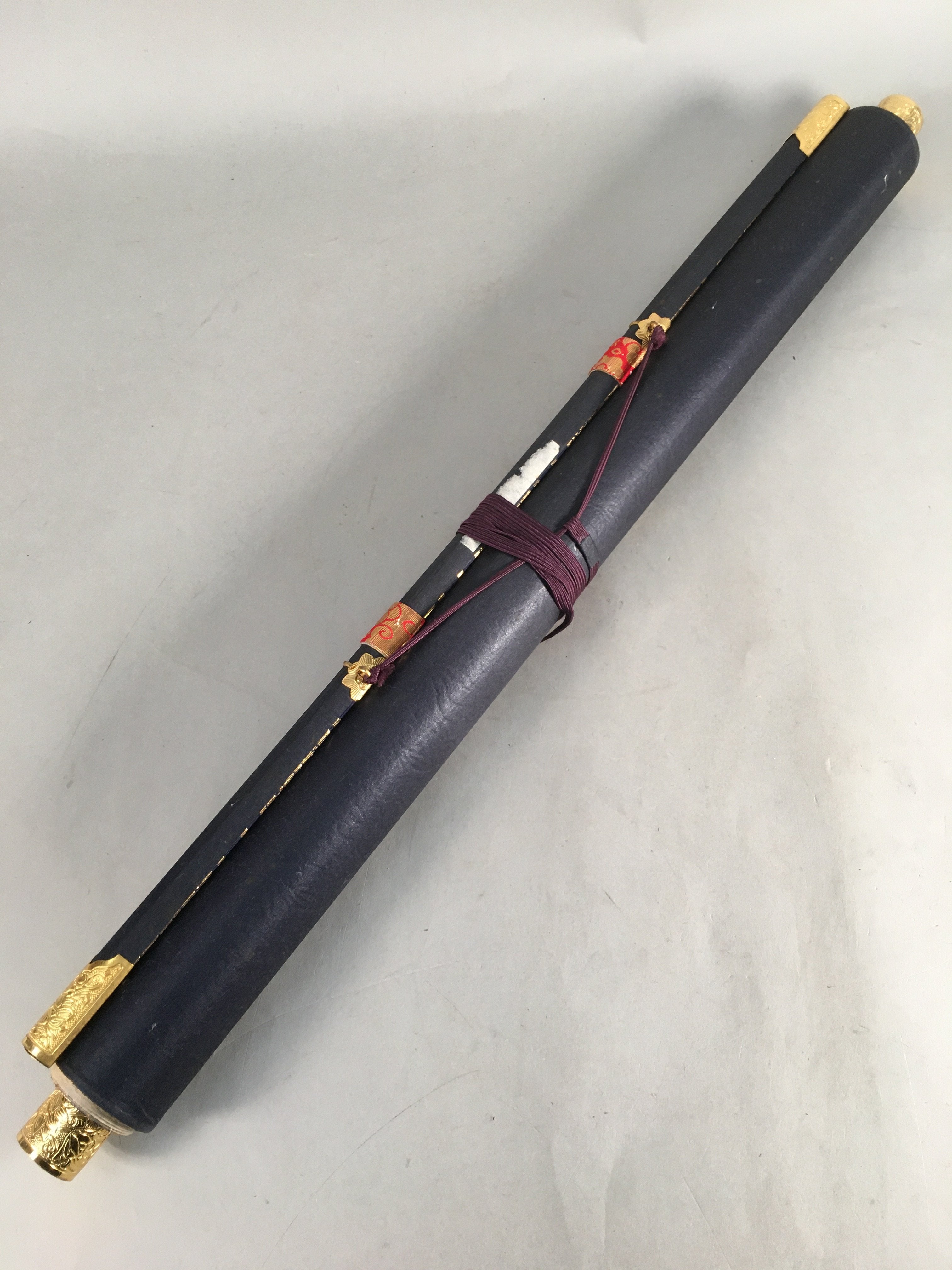 Japanese Hanging Scroll Vtg Kakejiku Kakemono Painting Buddhist Bosatsu SC585