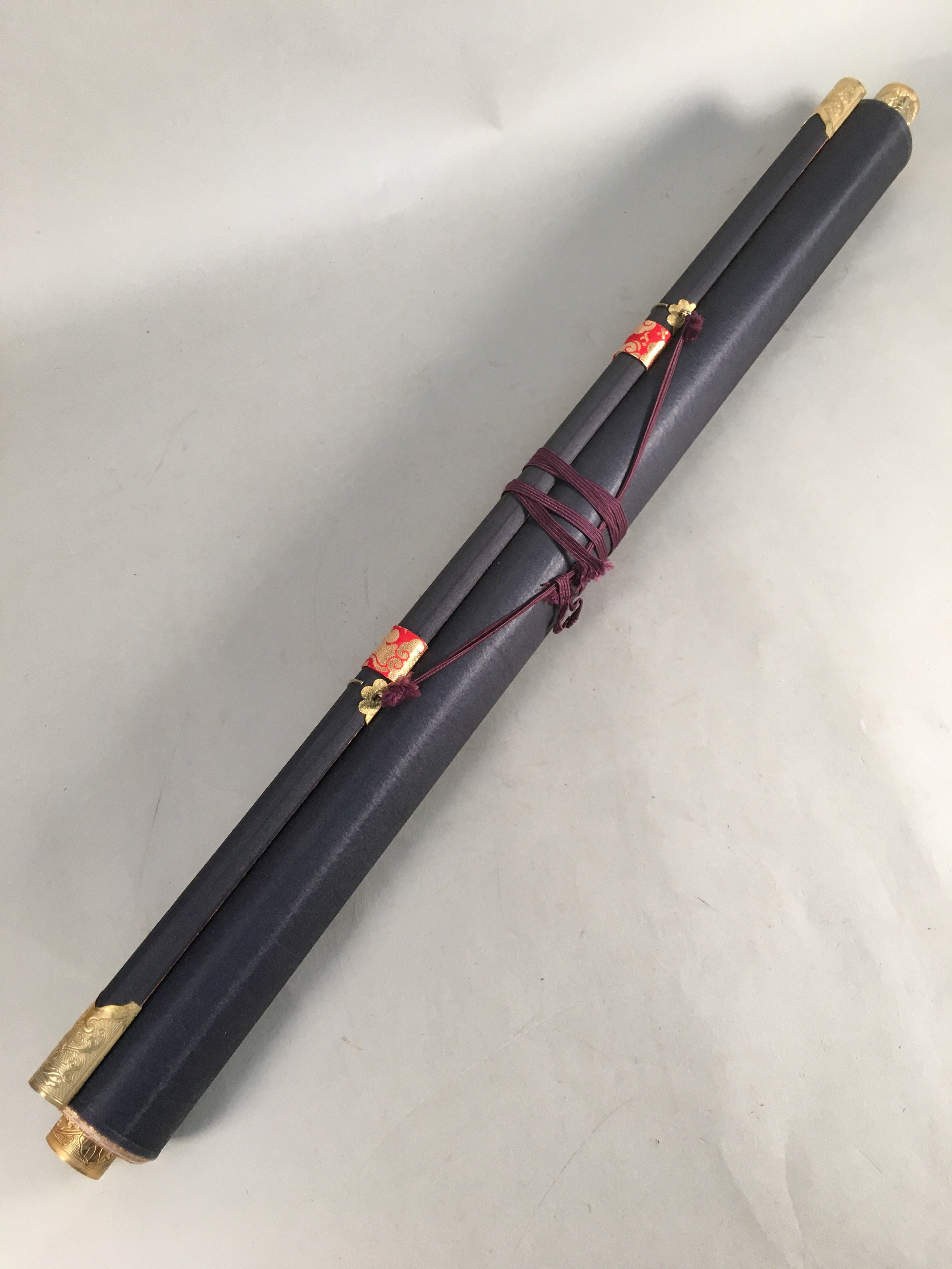 Japanese Hanging Scroll Vtg Kakejiku Kakemono Painting Buddhist Monk SC584