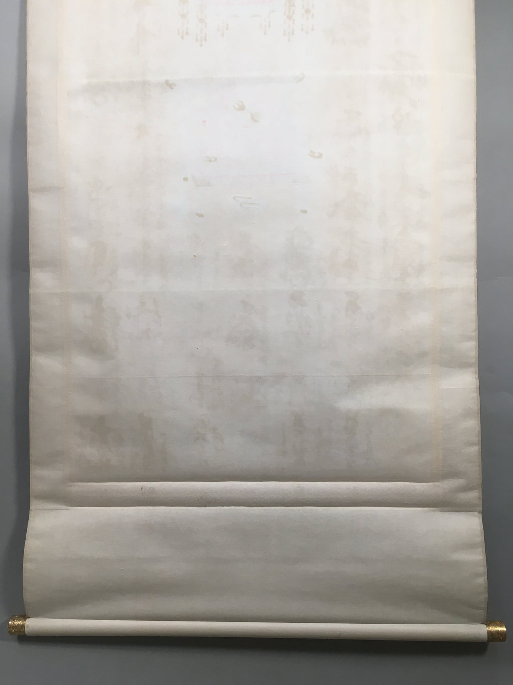 Japanese Hanging Scroll Vtg Kakejiku Kakemono Painting Buddhist Monk SC584
