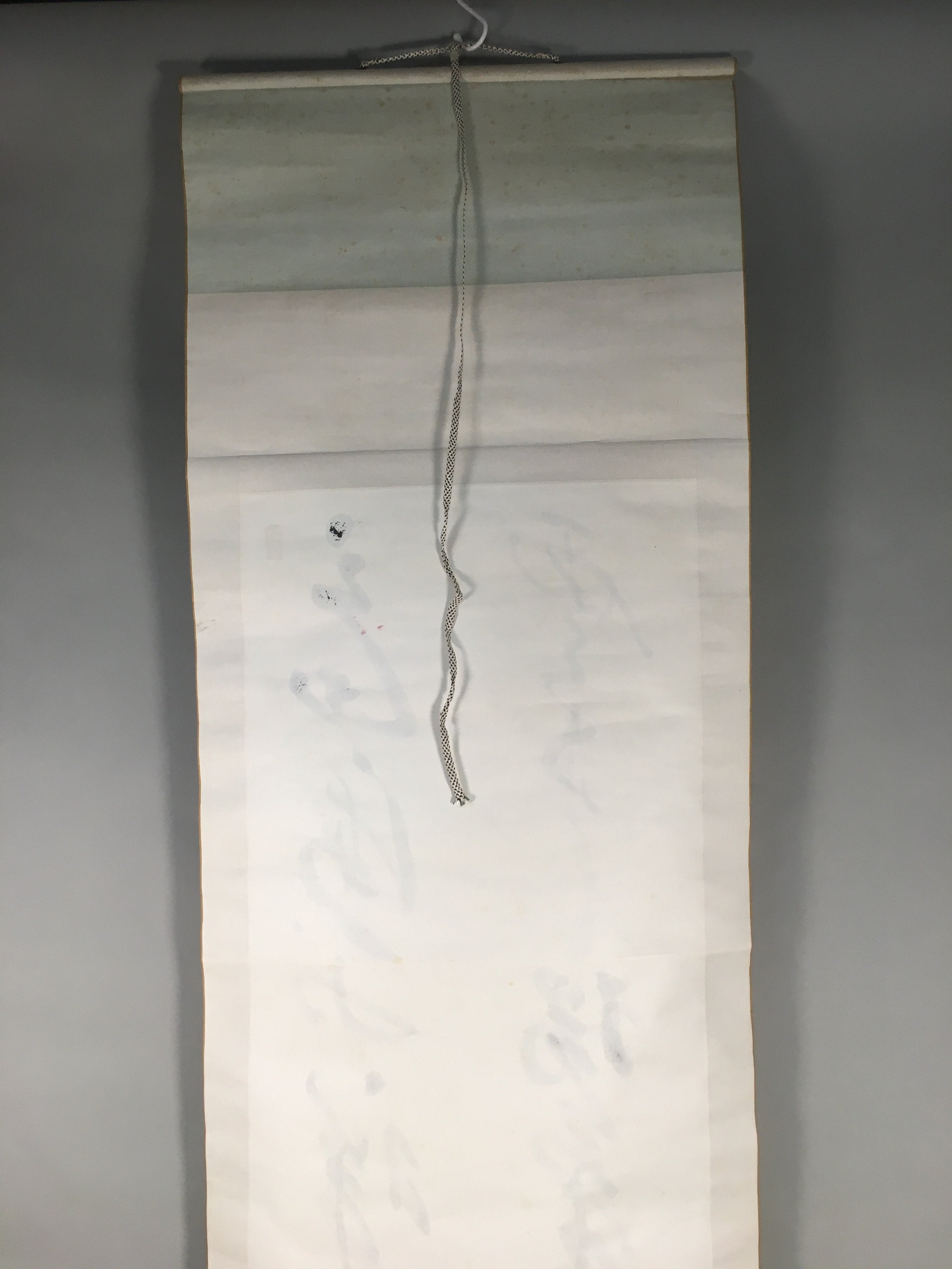 Japanese Hanging Scroll Vtg Kakejiku Kakemono Painting Calligraphy SC575