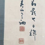 Japanese Hanging Scroll Vtg Kakejiku Kakemono Painting Chrysanthemum SC677