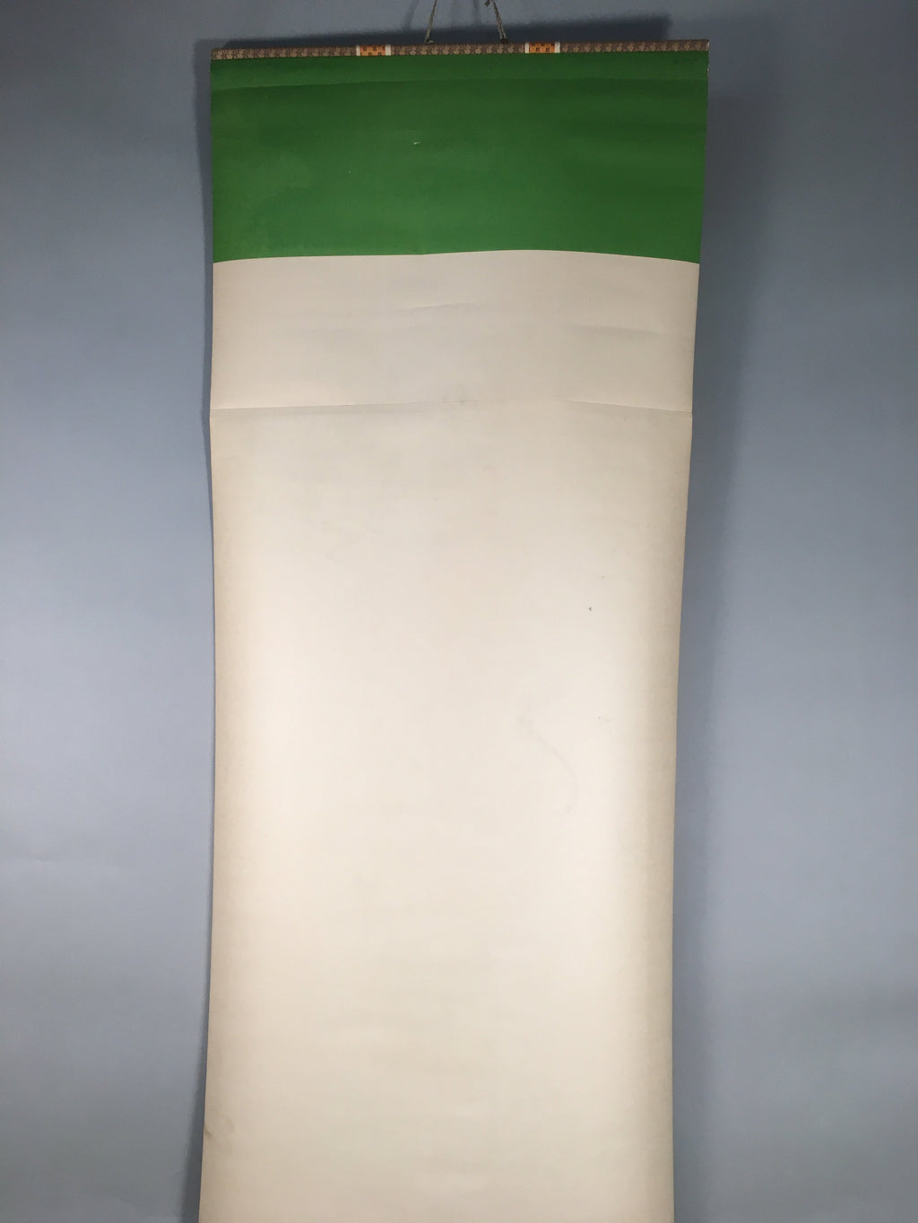 Japanese Hanging Scroll Vtg Kakejiku Kakemono Painting Crane Rising Sun SC569