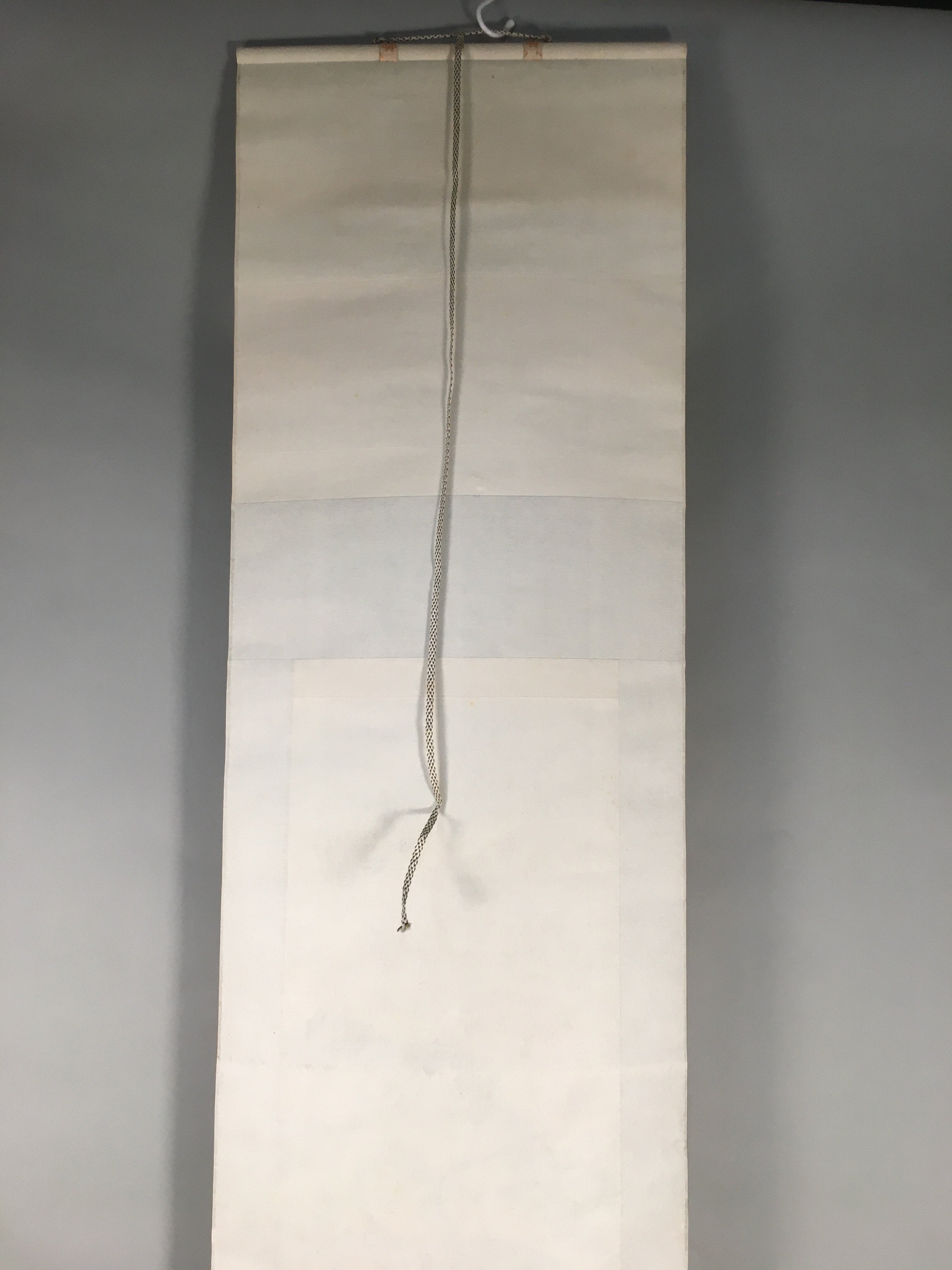 Japanese Hanging Scroll Vtg Kakejiku Kakemono Painting Crane Rising Sun SC572