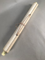 Japanese Hanging Scroll Vtg Kakejiku Kakemono Painting Crane Rising Sun SC573