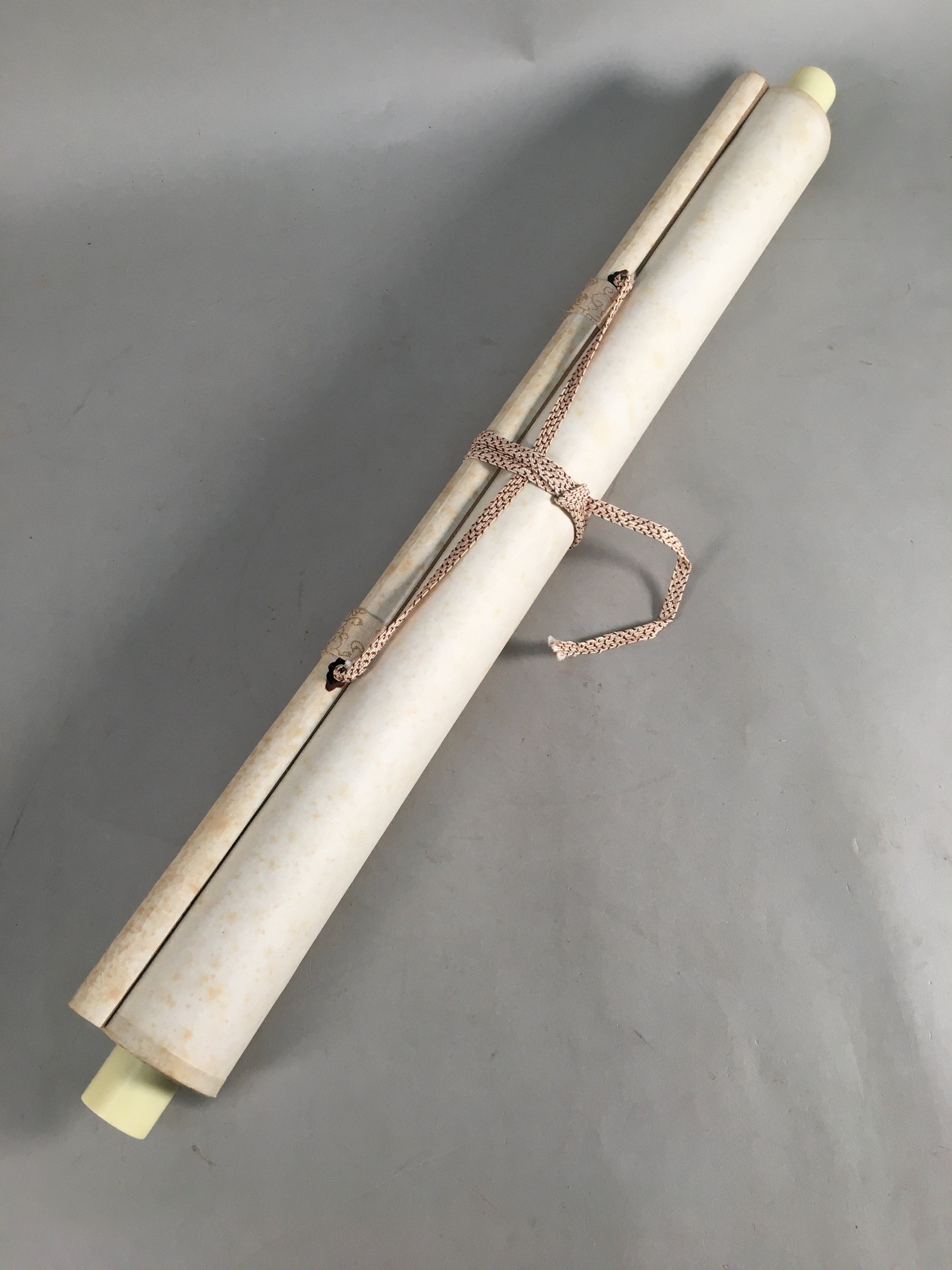 Japanese Hanging Scroll Vtg Kakejiku Kakemono Painting Crane Rising Sun SC573