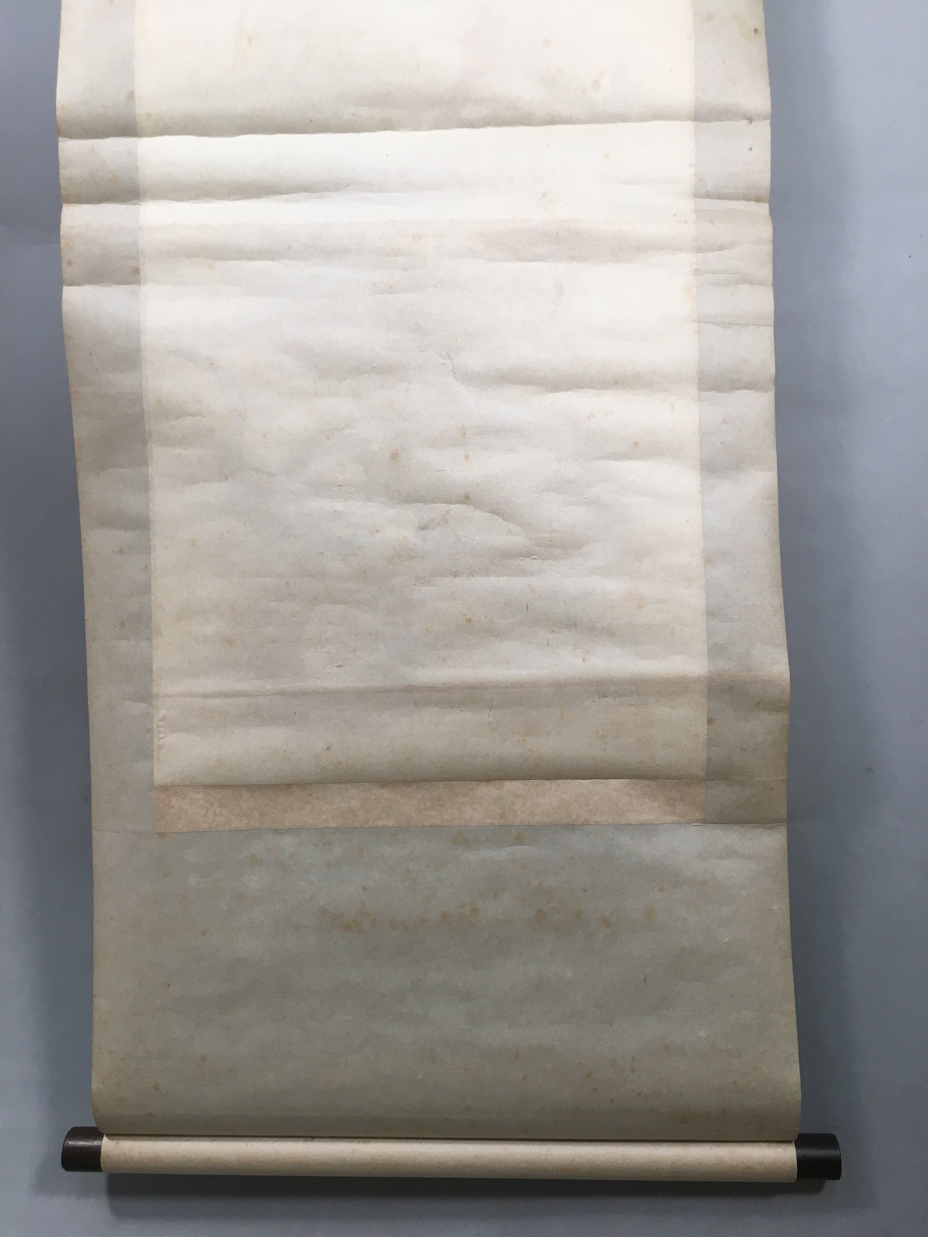 Japanese Hanging Scroll Vtg Kakejiku Kakemono Painting Dragon Crane SC581