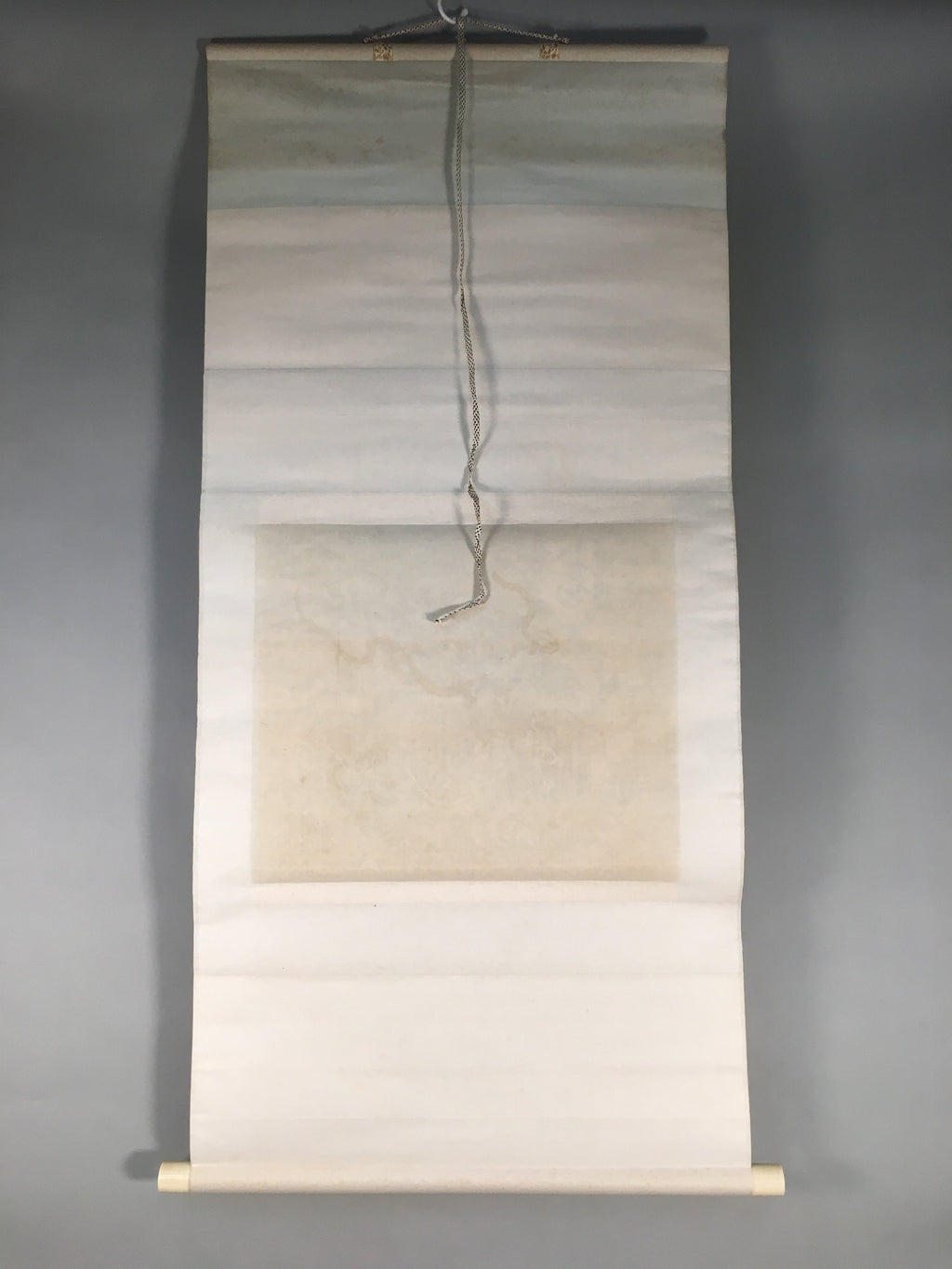 Japanese Hanging Scroll Vtg Kakejiku Kakemono Painting Dragon Kanji SC576