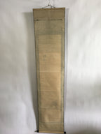 Japanese Hanging Scroll Vtg Kakejiku Kakemono Painting Flowering Plant SC691