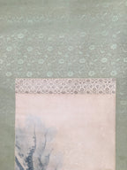 Japanese Hanging Scroll Vtg Kakejiku Kakemono Painting Kannon Bodhisattva SC689
