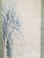 Japanese Hanging Scroll Vtg Kakejiku Kakemono Painting Kannon Bodhisattva SC689