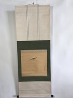 Japanese Hanging Scroll Vtg Kakejiku Kakemono Painting Lesser Cuckoo SC669