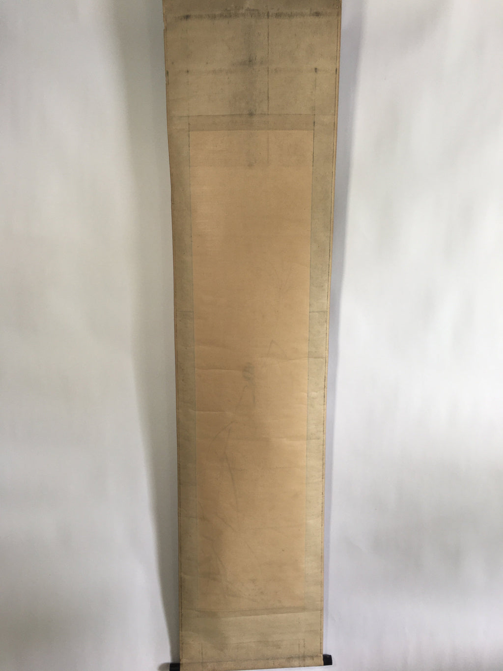 Japanese Hanging Scroll Vtg Kakejiku Kakemono Painting Miscanthus Bird SC680