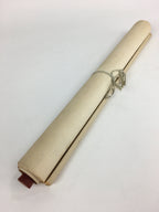Japanese Hanging Scroll Vtg Kakejiku Kakemono Painting Monk Mountain SC605