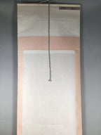 Japanese Hanging Scroll Vtg Kakejiku Kakemono Painting Mountain Black White SC58