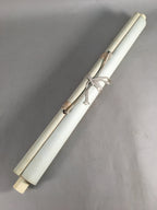 Japanese Hanging Scroll Vtg Kakejiku Kakemono Painting Mountain River SC574