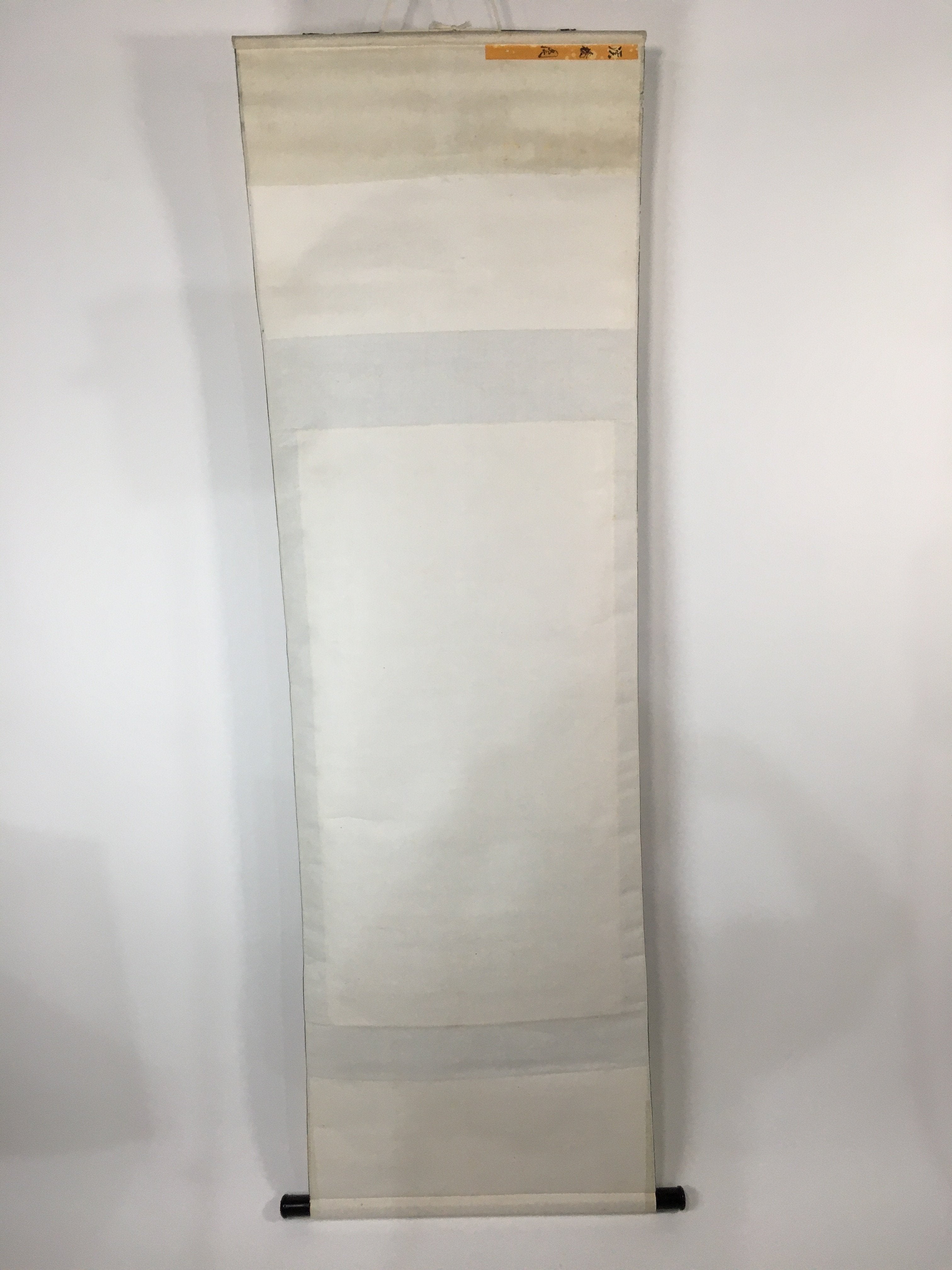 Japanese Hanging Scroll Vtg Kakejiku Kakemono Painting Mountain Scenery SC595