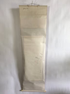 Japanese Hanging Scroll Vtg Kakejiku Kakemono Painting Pink Rose Flower SC693