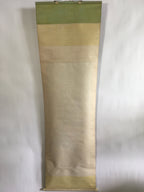 Japanese Hanging Scroll Vtg Kakejiku Kakemono Painting Pink Rose Sparrow SC695