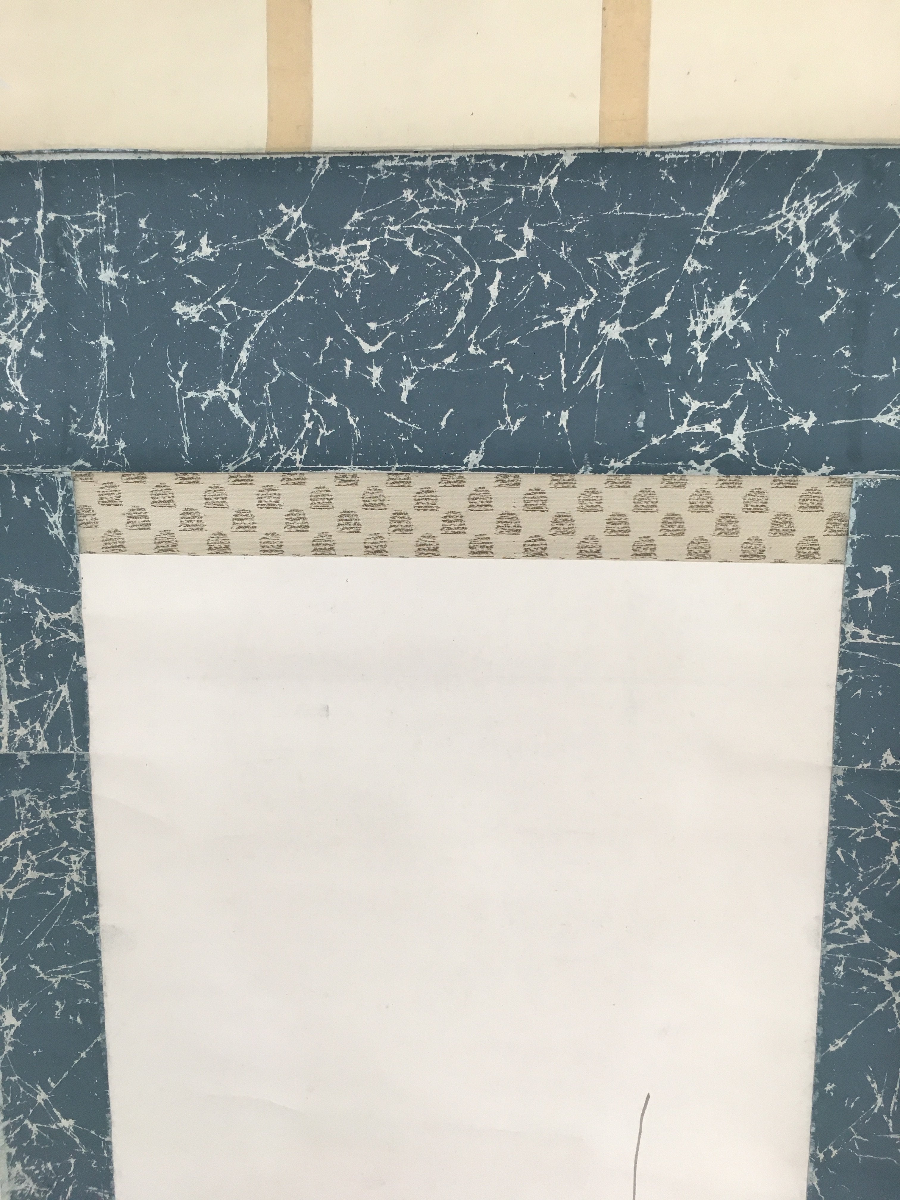 Japanese Hanging Scroll Vtg Kakejiku Kakemono Painting Plum Blossom Tiger SC694