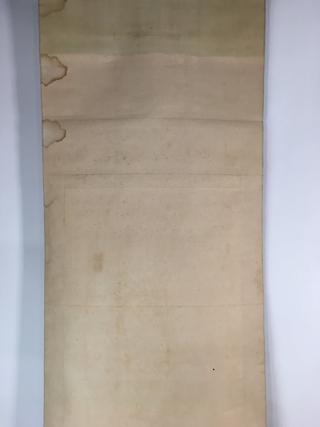 Japanese Hanging Scroll Vtg Kakejiku Kakemono Painting Plum Garden SC602