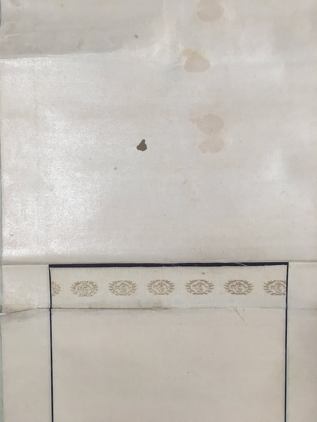 Japanese Hanging Scroll Vtg Kakejiku Kakemono Painting Plum blossoms SC685