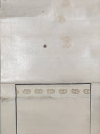 Japanese Hanging Scroll Vtg Kakejiku Kakemono Painting Plum blossoms SC685