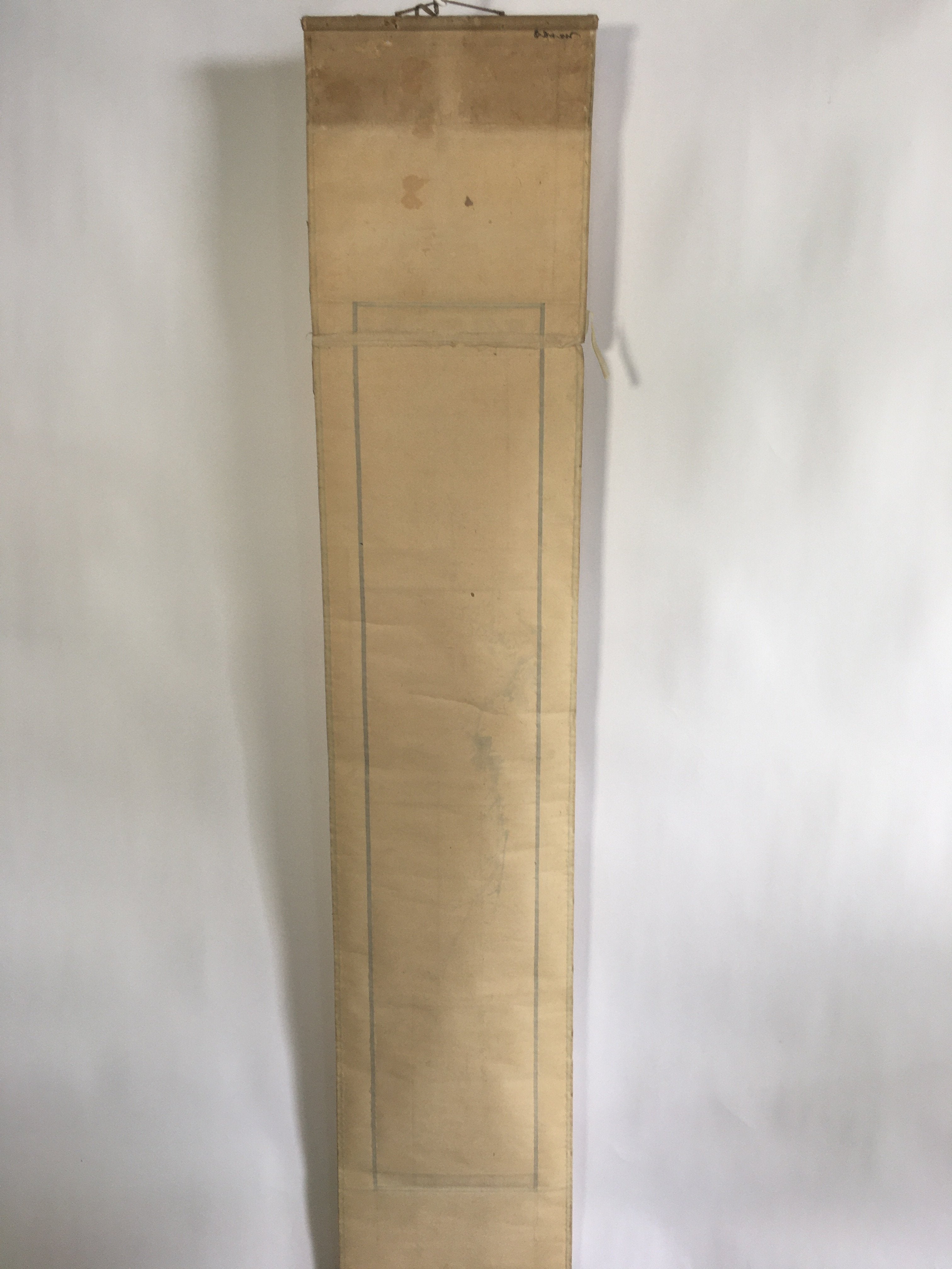 Japanese Hanging Scroll Vtg Kakejiku Kakemono Painting Plum blossoms SC685