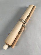 Japanese Hanging Scroll Vtg Kakejiku Kakemono Painting Red Goldfish SC570