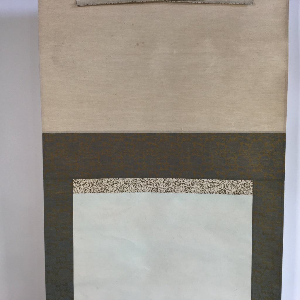 Japanese Hanging Scroll Vtg Kakejiku Kakemono Painting Samurai Warrior SC631
