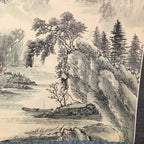 Japanese Hanging Scroll Vtg Kakejiku Kakemono Painting Segaitougen SC598