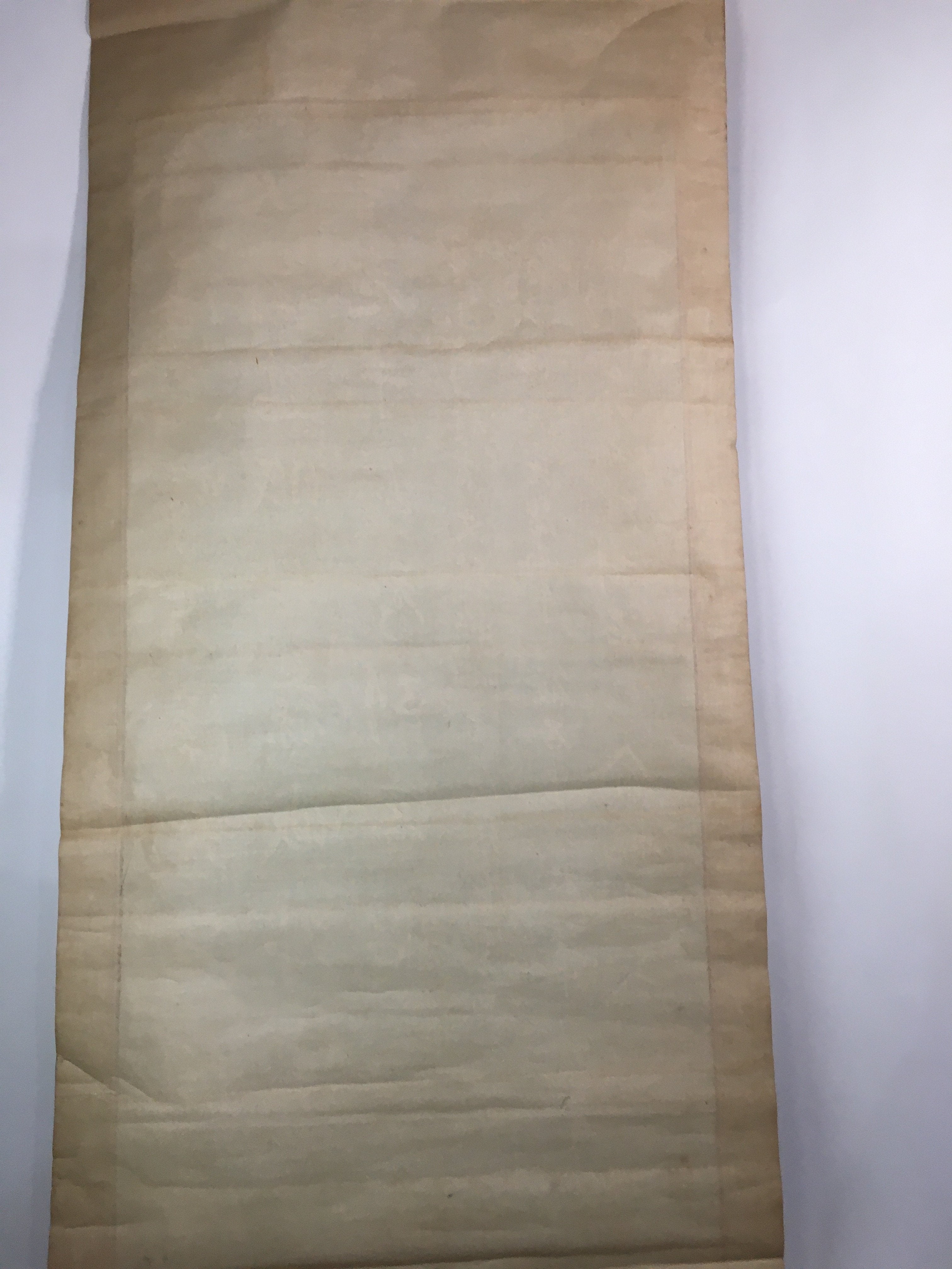 Japanese Hanging Scroll Vtg Kakejiku Kakemono Painting Shina-sho SC600
