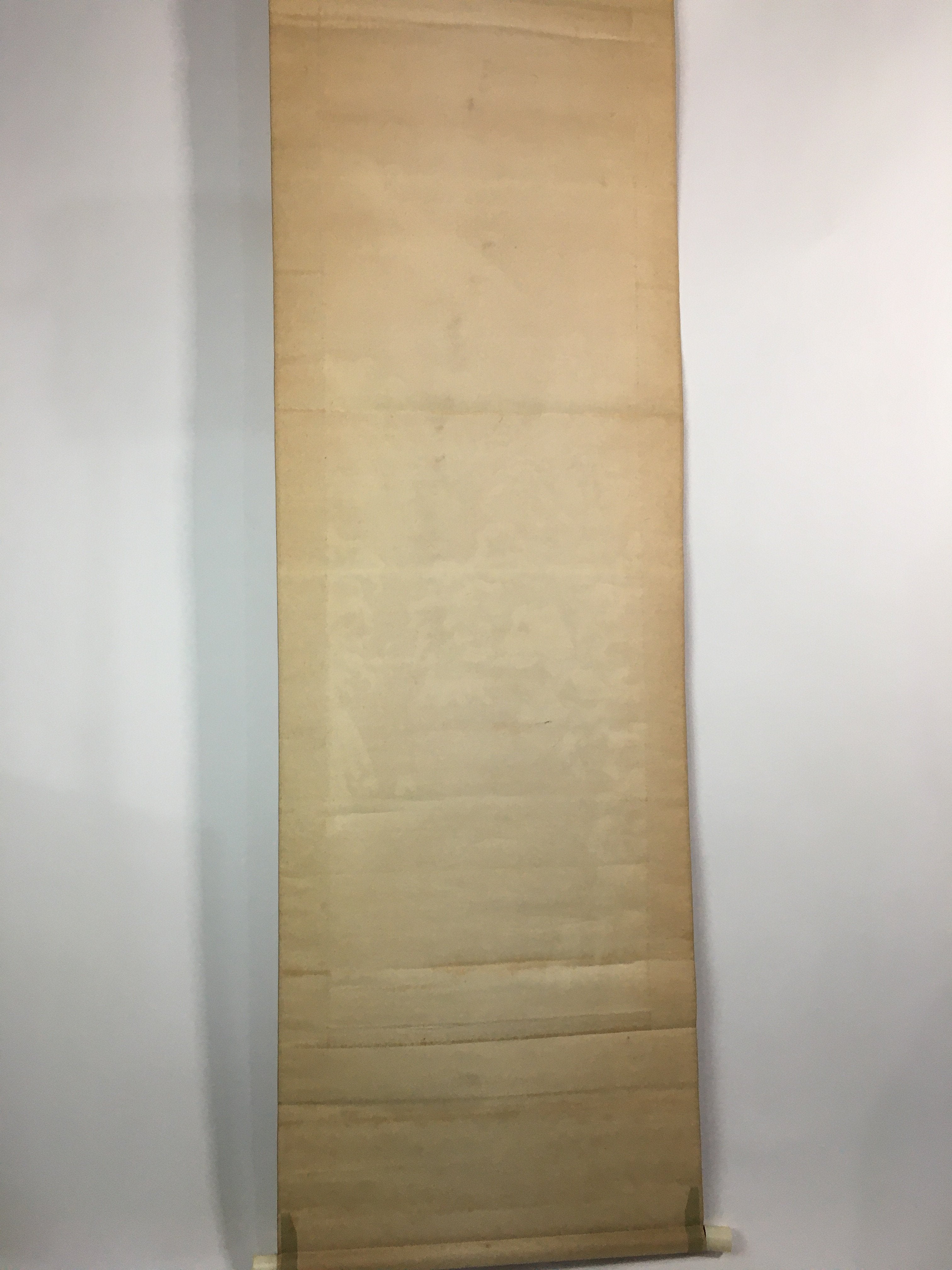 Japanese Hanging Scroll Vtg Kakejiku Kakemono Painting Snow Mountain SC601