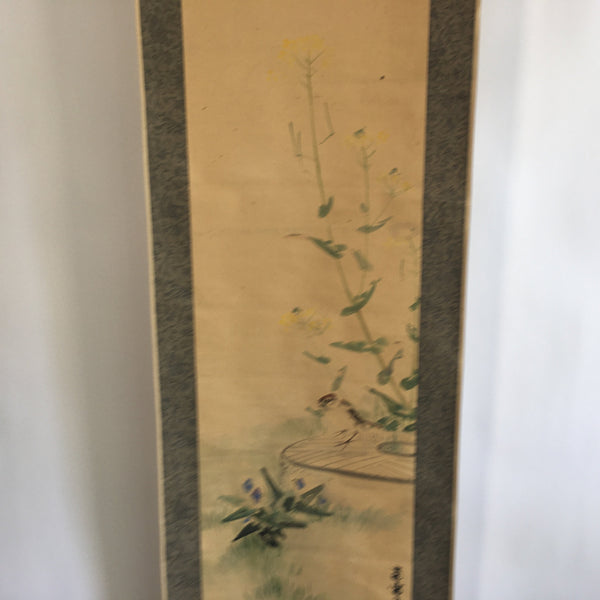 Japanese Kakemono Scroll Painting on sale - Grasses