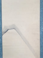 Japanese Hanging Scroll Vtg Kakejiku Kakemono Painting Traveler Mt.Fuji SC684